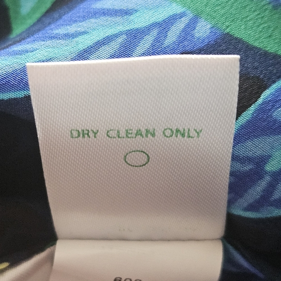 Lilly Pulitzer Witaker Silk Mock Neck Tie Back Long Sleeve Top: Multi Floral: XS - Picture 10 of 15